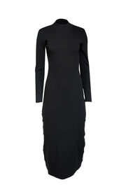 Current Boutique-Jonathan Simkhai - Black Wool Blend Dress w/ Hardware Trim Sz S