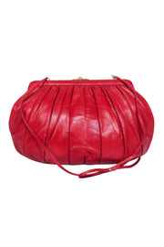 Current Boutique-Judith Leiber - Red Reptile Texture Crossbody Bad