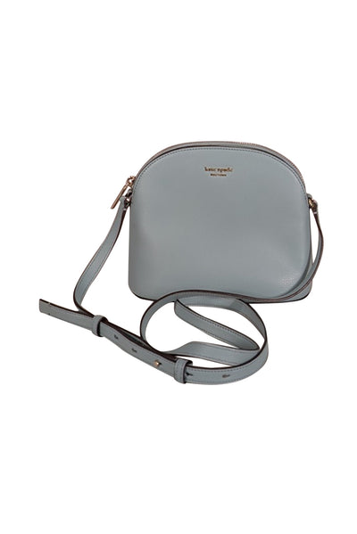 Current Boutique-Kate Spade - Baby Blue Pebbled Leather Dome Crossbody Bag