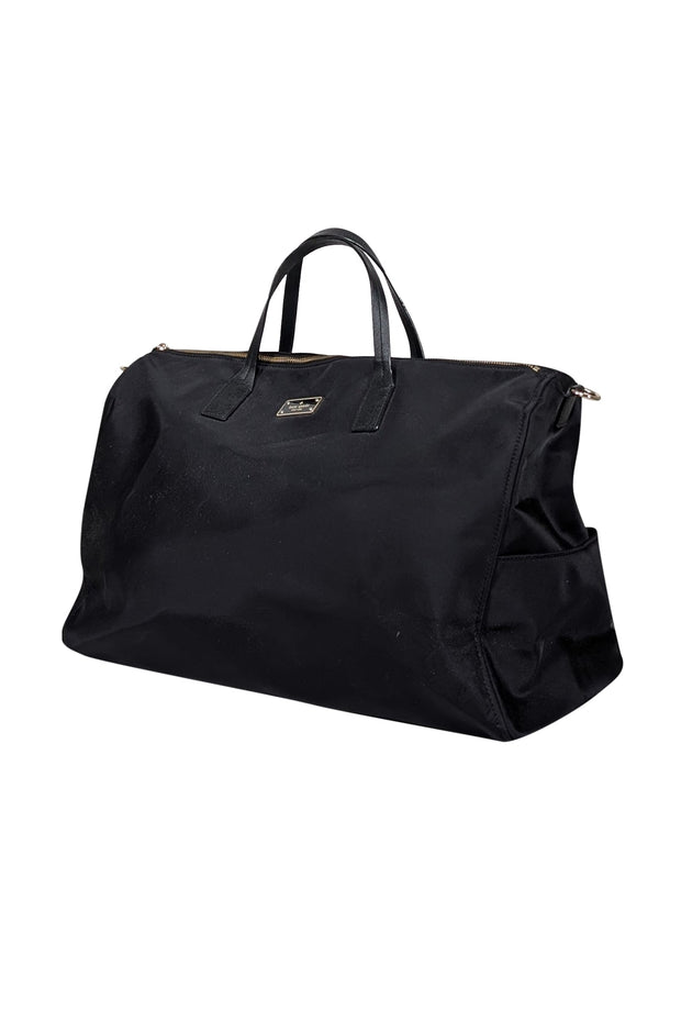 Current Boutique-Kate Spade - Black Nylon Large Duffle Bag