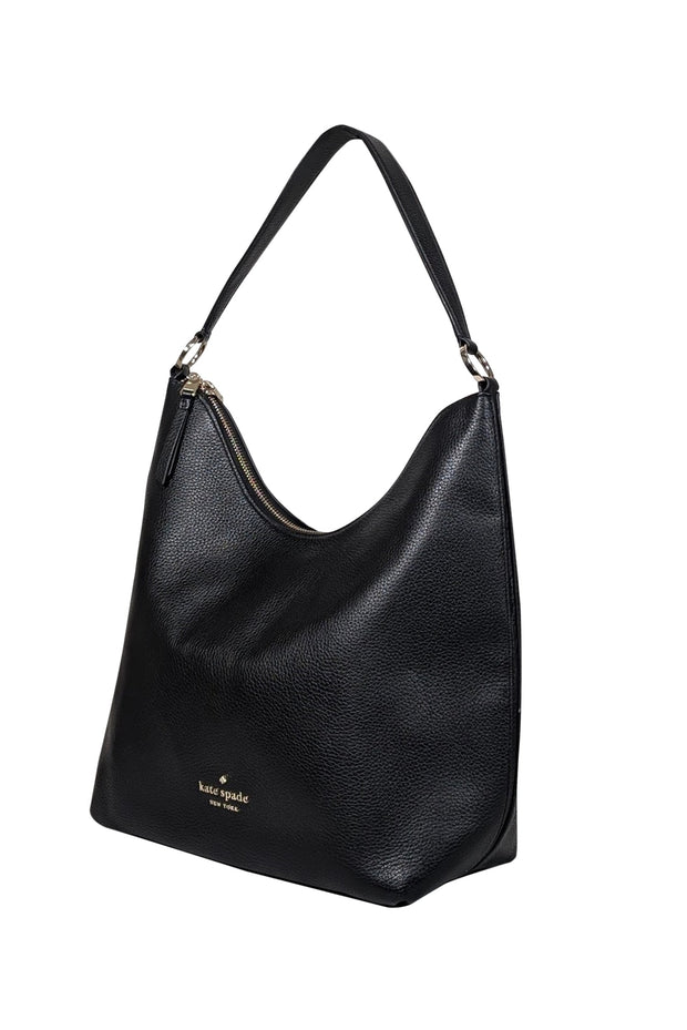 Current Boutique-Kate Spade - Black Pebbled Leather Shoulder Bag