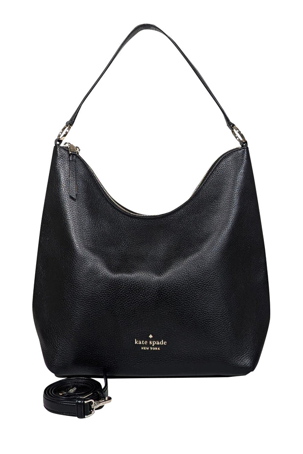 Current Boutique-Kate Spade - Black Pebbled Leather Shoulder Bag