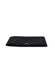 Current Boutique-Kate Spade - Black Quilted Leather Natalia Large Zip Pouch