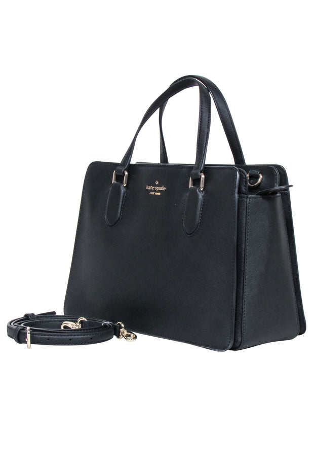 Current Boutique-Kate Spade - Black Top Handle Satchel w/ Detachable Strap