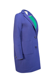 Current Boutique-Kate Spade - Blue Wool Blend Coat Sz 4