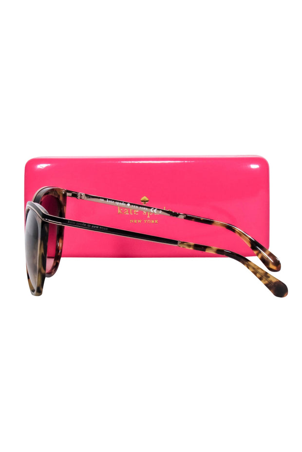 Current Boutique-Kate Spade - Brown Tortoise Cat Eye Sunglasses