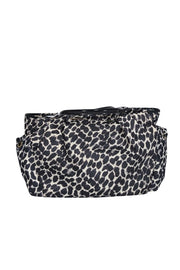 Current Boutique-Kate Spade - Cream & Black Leopard Print Nylon "Stevie" Baby Tote Bag