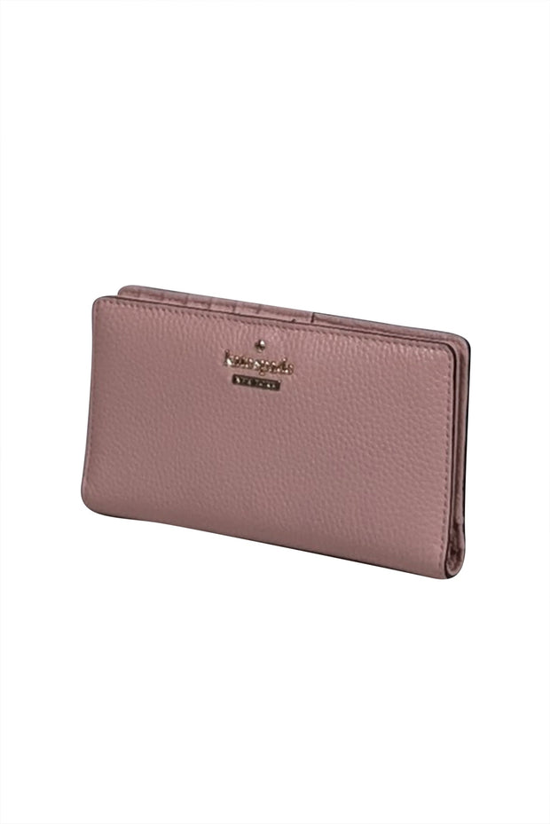 Current Boutique-Kate Spade - Light Pink Pebbled Leather Bifold Wallet