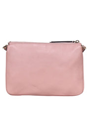 Current Boutique-Kate Spade- Light Pink Pebbled Leather "Triple Gusset" Crossbody