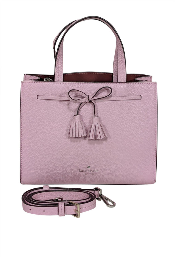 Current Boutique-Kate Spade - Lilac Pink Pebbled Leather Satchel Bag