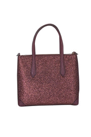 Current Boutique-Kate Spade - Maroon Glitter Satchel