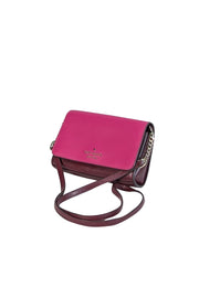 Current Boutique-Kate Spade - Pink & Maroon Color-block Crossbody Bag