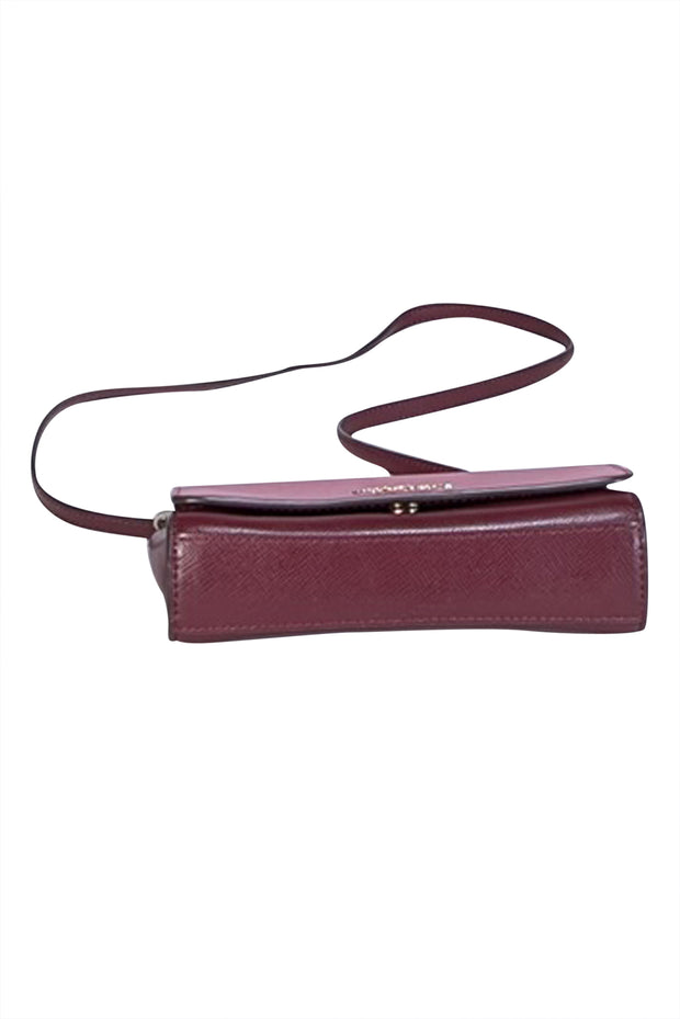 Current Boutique-Kate Spade - Pink & Maroon Color-block Crossbody Bag