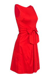 Current Boutique-Kate Spade - Red Sleeveles Bow Front Cocktail Dress Sz 0