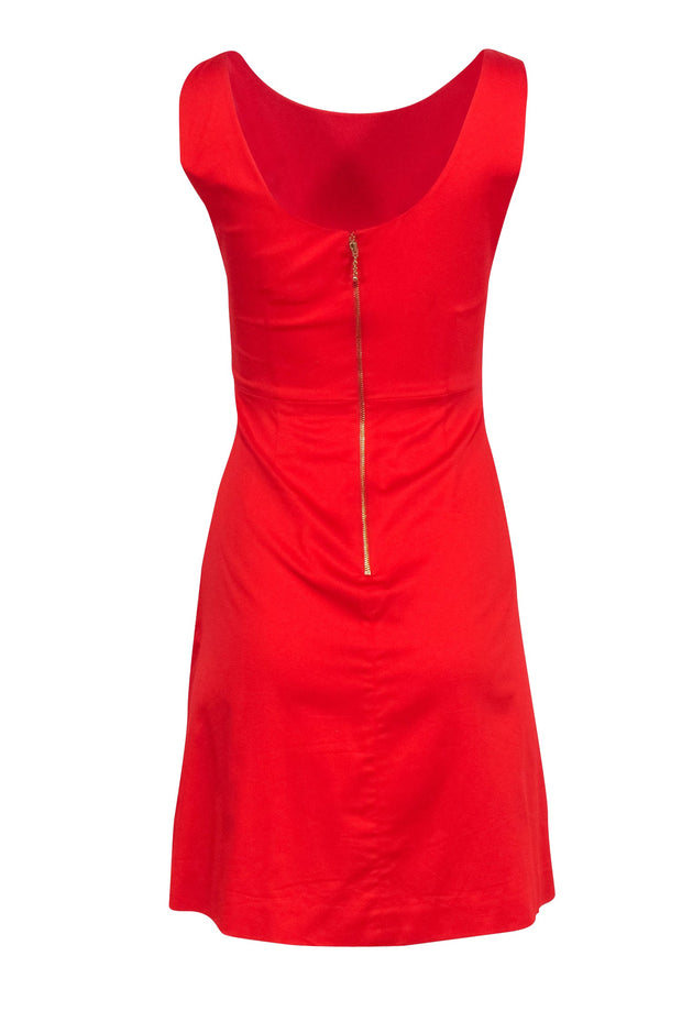 Current Boutique-Kate Spade - Red Sleeveles Bow Front Cocktail Dress Sz 0