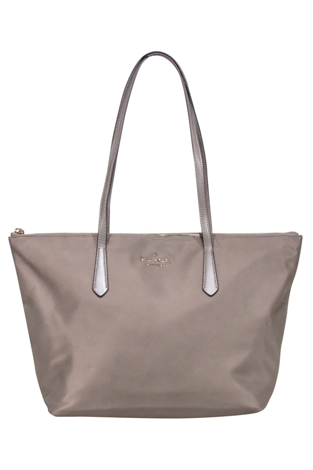 Current Boutique-Kate Spade - Taupe Nylon Tote Bag