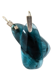 Current Boutique-Kendra Scott - Dark Teal Dangle Earrings