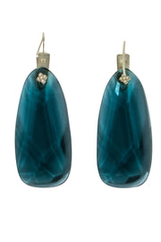 Current Boutique-Kendra Scott - Dark Teal Dangle Earrings