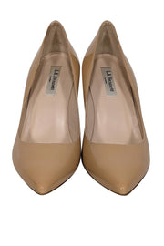 Current Boutique-L.K. Bennett - Beige Patent Leather Pumps Sz 9.5