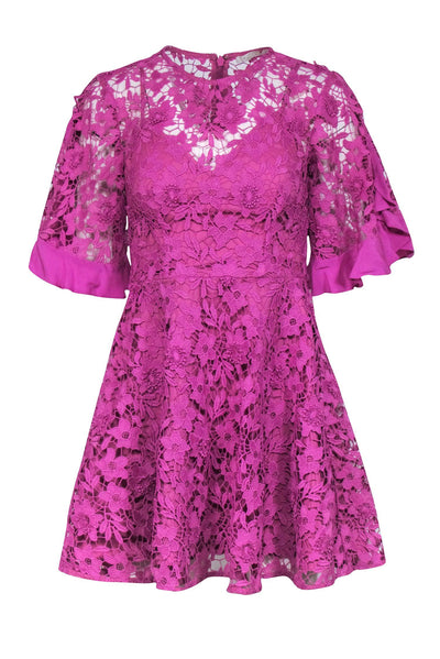 Current Boutique-La Maison Talulah - Purple Eyelet Lace Dress Size XS