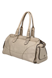 Current Boutique-Lancel - Cream Graned Leather East West Shoulder Bag