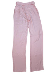 Current Boutique-Lapointe - Light Pink Silk Twill Belted Trousers Sz 4