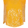 Lapointe - Orange Sequin Long Cropped Curved Hem Top Sz 6