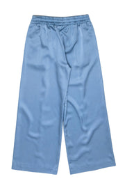 Current Boutique-Lilla P - Sky Blue Satin Elastic Waist Sz M