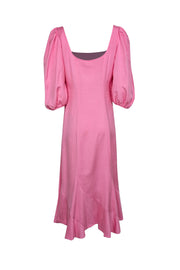 Current Boutique-Loeffler Randall - Bubblegum Pink Curved Seam Maxi Dress Sz 6