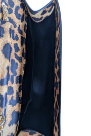 Current Boutique-Loeffler Randall - Tan & Black Leopard Print Crossbody Bag