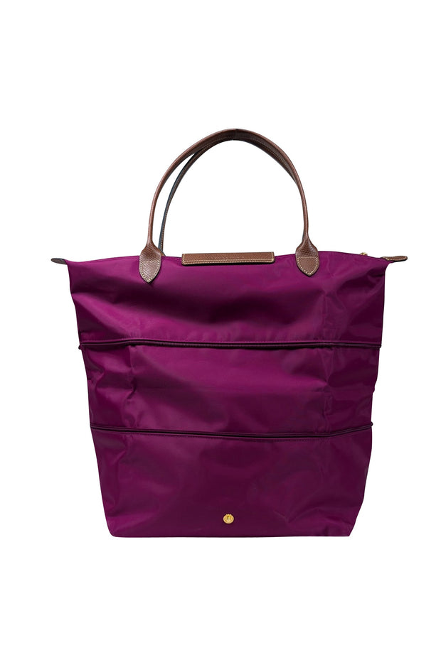 Current Boutique-Longchamp - Purple Le Pliage Original Large Tote bag