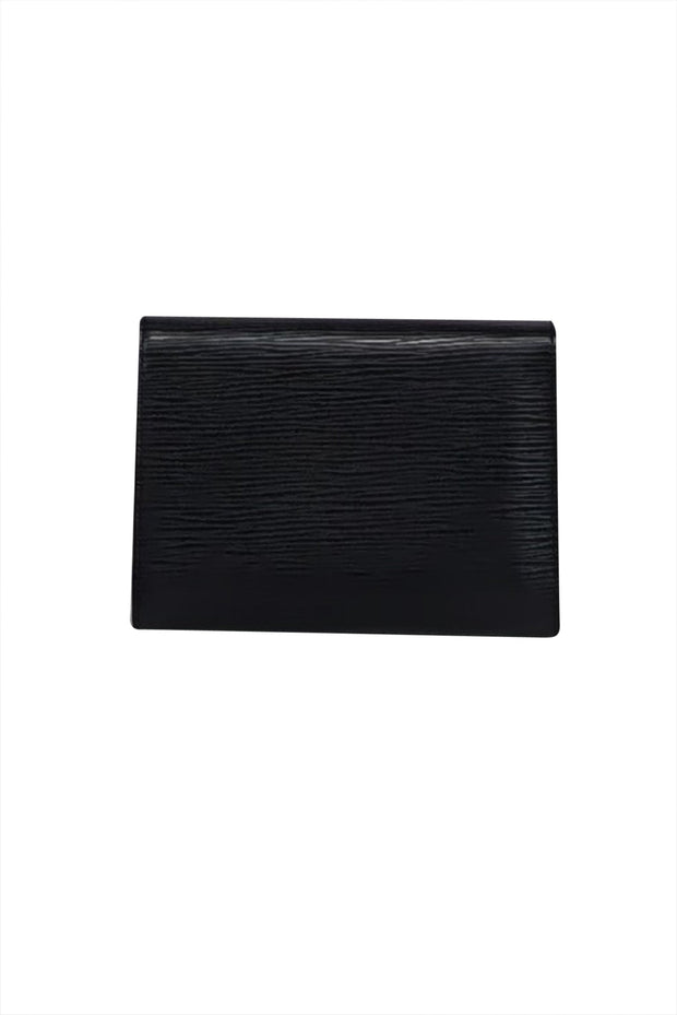 Current Boutique-Louis Vuitton - Black Epi Leather Tri-Fold Wallet