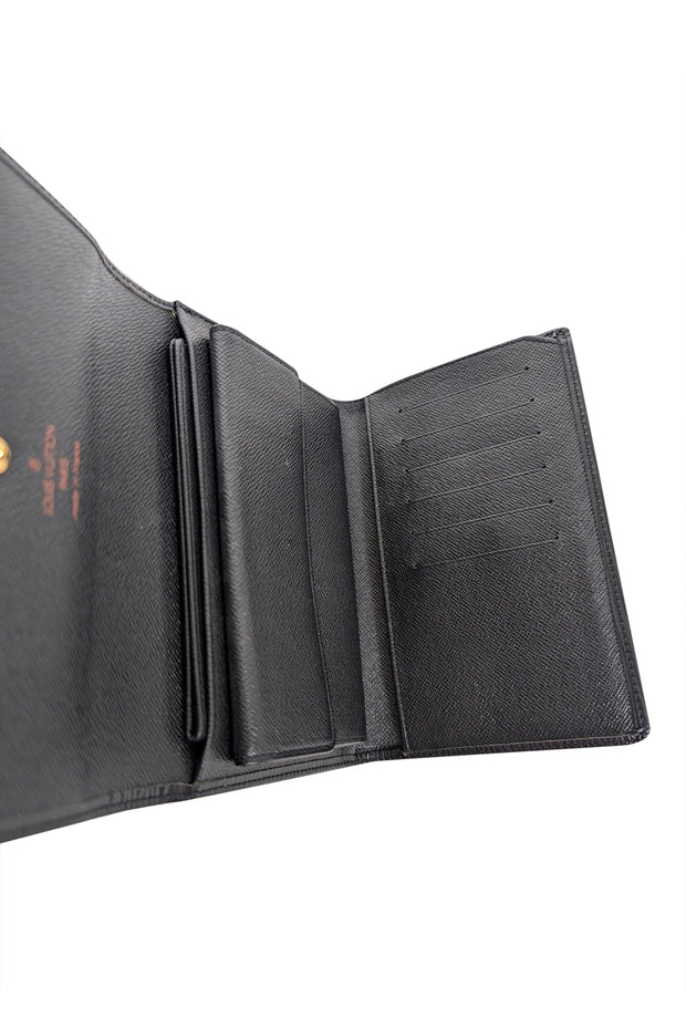 Current Boutique-Louis Vuitton - Black Epi Leather Tri-Fold Wallet