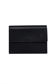 Current Boutique-Louis Vuitton - Black Epi Leather Tri-Fold Wallet