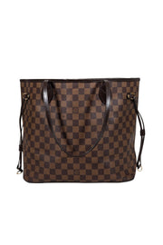 Current Boutique-Louis Vuitton - Brown Damier Ebene Neverfull MM Tote Bag