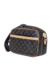 Current Boutique-Louis Vuitton - Brown Monogram Reporter PM Shoulder Bag