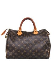 Current Boutique-Louis Vuitton - Brown Monogram Speedy 30 Handbag