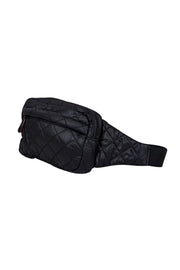 Current Boutique-MZ Wallace - Black Quilted Belt Bag