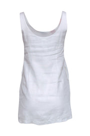 Current Boutique-Mara Hoffman - White Organic Linen Sleeveless Dress Sz XS