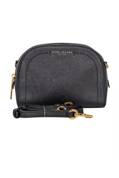 Current Boutique-Marc Jacobs - Black Saffiano Leather Crossbody Bag