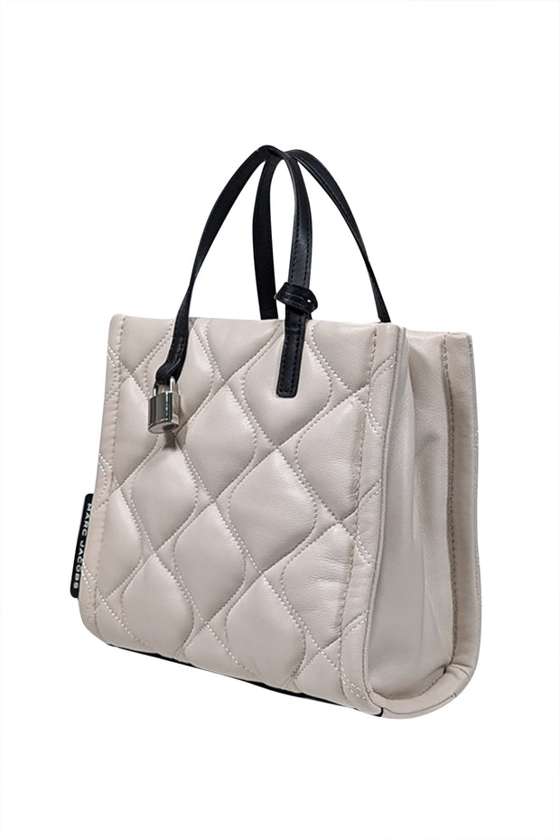 Current Boutique-Marc Jacobs - Cream Quilted Leather Crossbody Bag