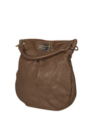 Current Boutique-Marc Jacobs - Taupe Pebbled Leather Hobo Bag