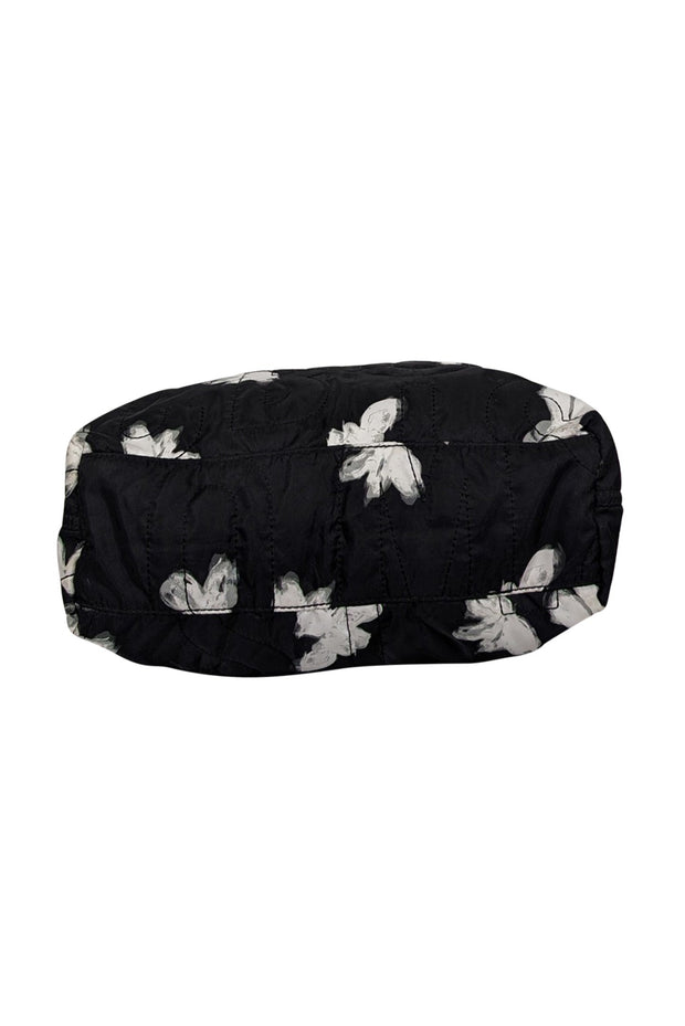 Current Boutique-Marc by Marc Jacobs - Black & White Floral Quilted Shoulder Bag