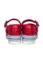 Current Boutique-Marc by Marc Jacobs - Metallic Red Esapdrilles Sz 8