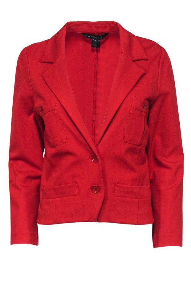 Current Boutique-Marc by Marc Jacobs - Red Utility Blazer Sz M