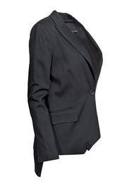 Current Boutique-Marissa Webb - Black Single Button Closure Blazer Sz S