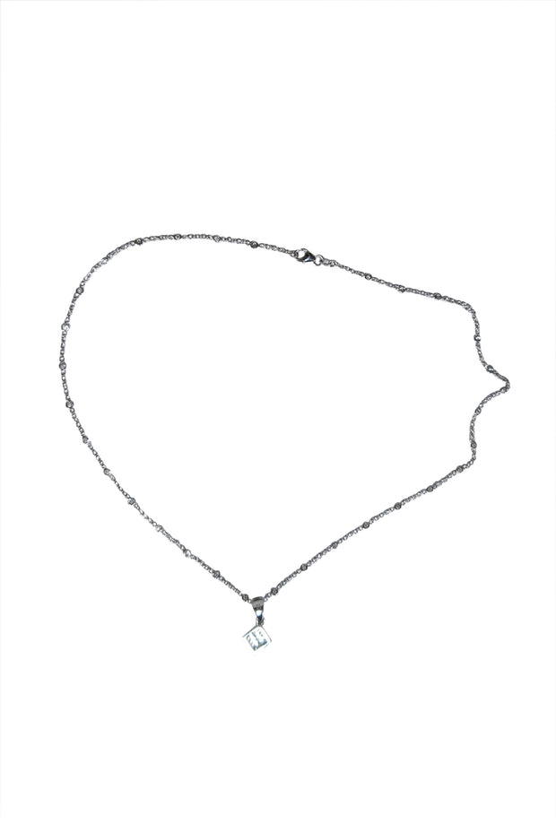 Current Boutique-Mervis Diamond Importers - White Gold w/ Diamonds Necklace & Earring Set