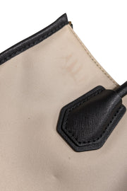 Current Boutique-Michael Kors - Beige & Black Square Satchel Bag