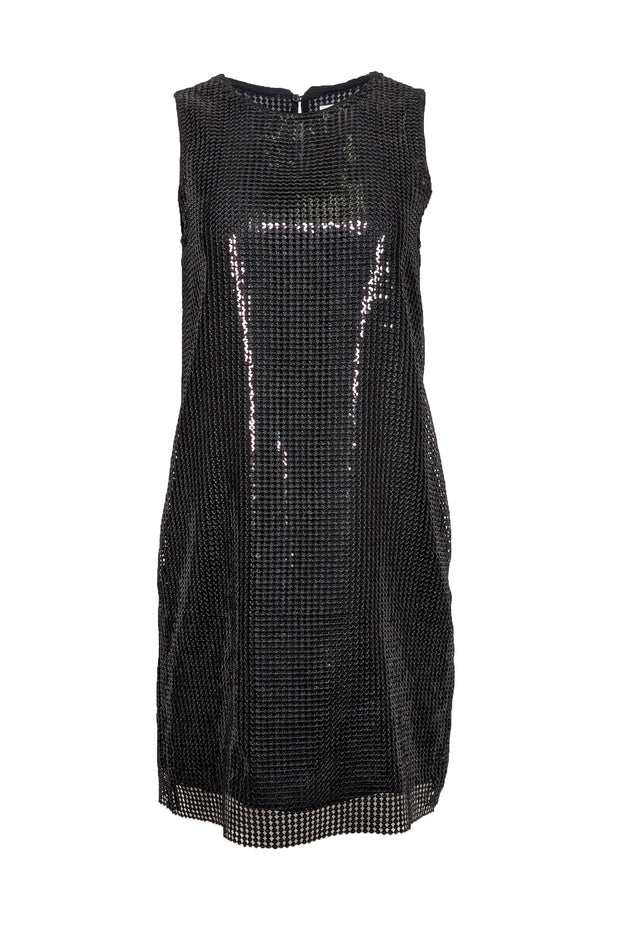 Current Boutique-Michael Kors - Black Sequin Sleeveless Mini Dress Sz 6