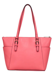 Current Boutique-Michael Kors - Coral Pink Zipper Top Tote